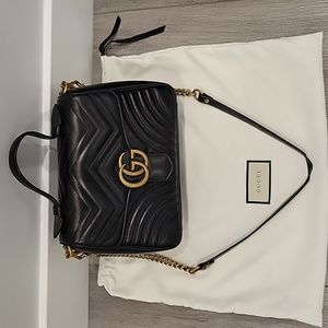 *Authentic* GG Marmont small top handle bag